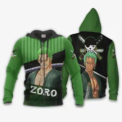 Anime Roronoa Zoro Hoodie Anime Shirts Perfect And Unique Gifts For Otaku Anime Fans On Christmas