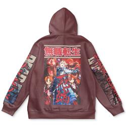 Anime Rudeus Greyrat Mushoku Tensei Streetwear Hoodie Perfect And Unique Gifts For Otaku Anime Fans On Christmas