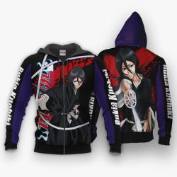 Anime Rukia Kuchiki Hoodie BL Perfect And Unique Gifts For Otaku Anime Fans On Christmas