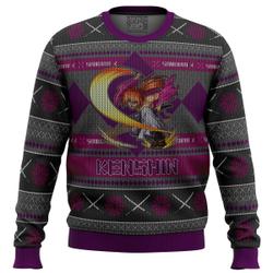 Rurouni Keshin Battousai Samurai X Ugly Christmas Sweater Perfect And Unique Gifts For Adults Kids On Christmas