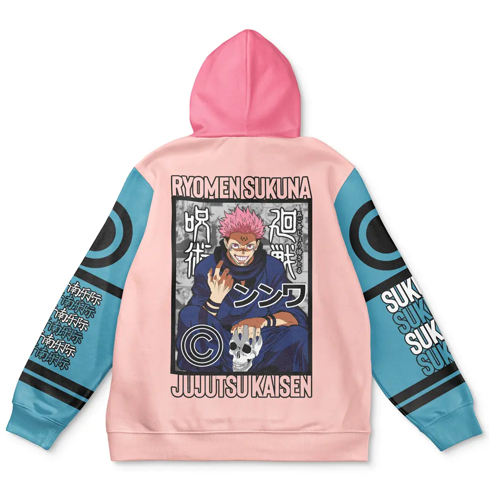 Anime Ryomen Sukuna Jujutsu Kaisen Streetwear Hoodie Perfect And Unique Gifts For Otaku Anime Fans On Christmas