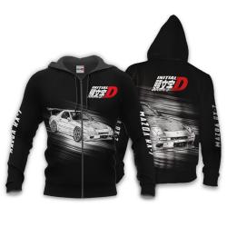 Anime Ryosuke Takahashi RX-7 Hoodie Initial D Custom Anime Perfect And Unique Gifts For Otaku Anime Fans On Christmas