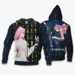 Anime Ryuu to Sobakasu no Hime Naitou Suzu Belle Hoodie Custom Anime Perfect And Unique Gifts For Otaku Anime Fans On Christmas
