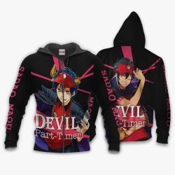 Anime Sadao Maou Hoodie The Devil is a Part-Timer Custom Anime Perfect And Unique Gifts For Otaku Anime Fans On Christmas