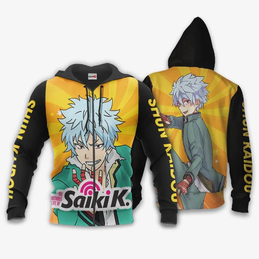Anime Saiki K Shun Kaidou Hoodie Saiki K Anime Perfect And Unique Gifts For Otaku Anime Fans On Christmas