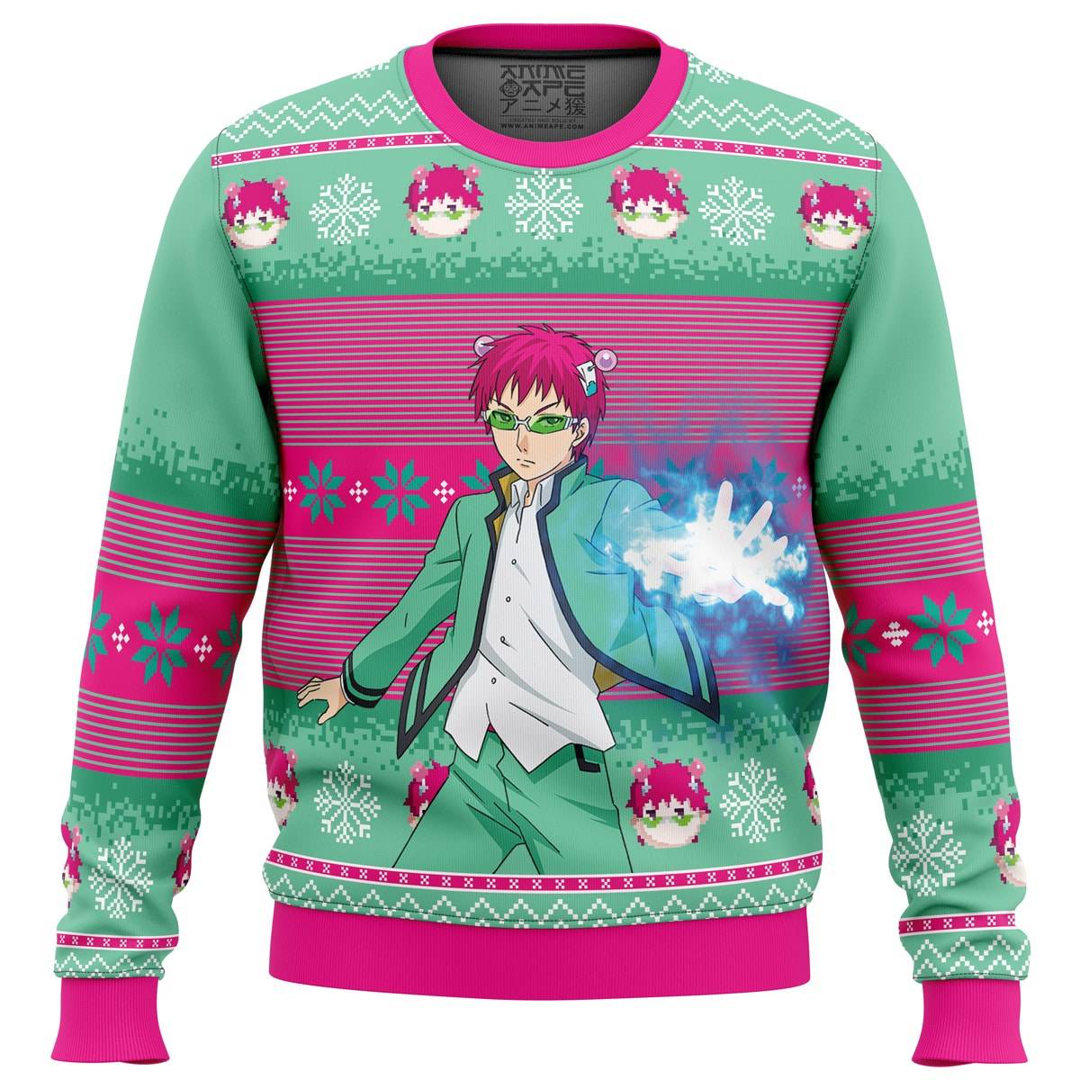 Saiki K The Disastrous Life of Saiki K Ugly Christmas Sweater Perfect And Unique Gifts For Adults Kids On Christmas