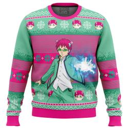Saiki K The Disastrous Life of Saiki K Ugly Christmas Sweater Perfect And Unique Gifts For Adults Kids On Christmas
