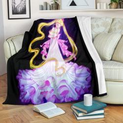 Anime Sailor Moon Premium Fleece Sherpa Blanket 4 Perfect And Unique Gifts For Family On Christmas