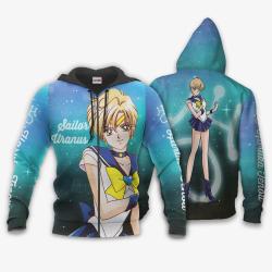Anime Sailor Uranus Haruka Tenoh Hoodie Sailor Moon Anime Perfect And Unique Gifts For Otaku Anime Fans On Christmas