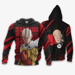 Anime Saitama Hoodie OPM Anime Perfect And Unique Gifts For Otaku Anime Fans On Christmas