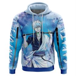 Anime Sakata Gintoki Gintama Hoodie Perfect And Unique Gifts For Otaku Anime Fans On Christmas
