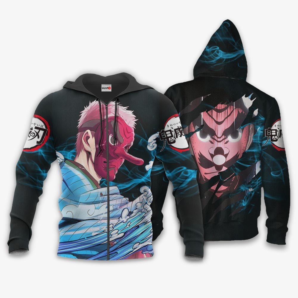 Anime Sakonji Urokodaki Hoodie Custom Anime Shirts Perfect And Unique Gifts For Otaku Anime Fans On Christmas