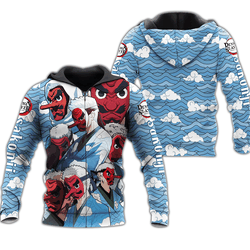 Anime Sakonji Zip Hoodie Demon Slayers Shirt Costume Anime Fan Gift Idea Perfect And Unique Gifts For Otaku On Christmas