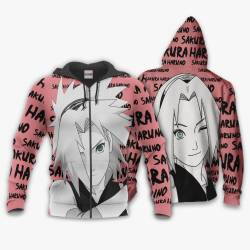 Anime Sakura Haruno Shirts Merch Custom Anime Style Manga Perfect And Unique Gifts For Otaku Anime Fans On Christmas