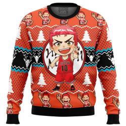 Sakuragi Hanamichi Slam Dunk Ugly Christmas Sweater Perfect And Unique Gifts For Adults Kids On Christmas
