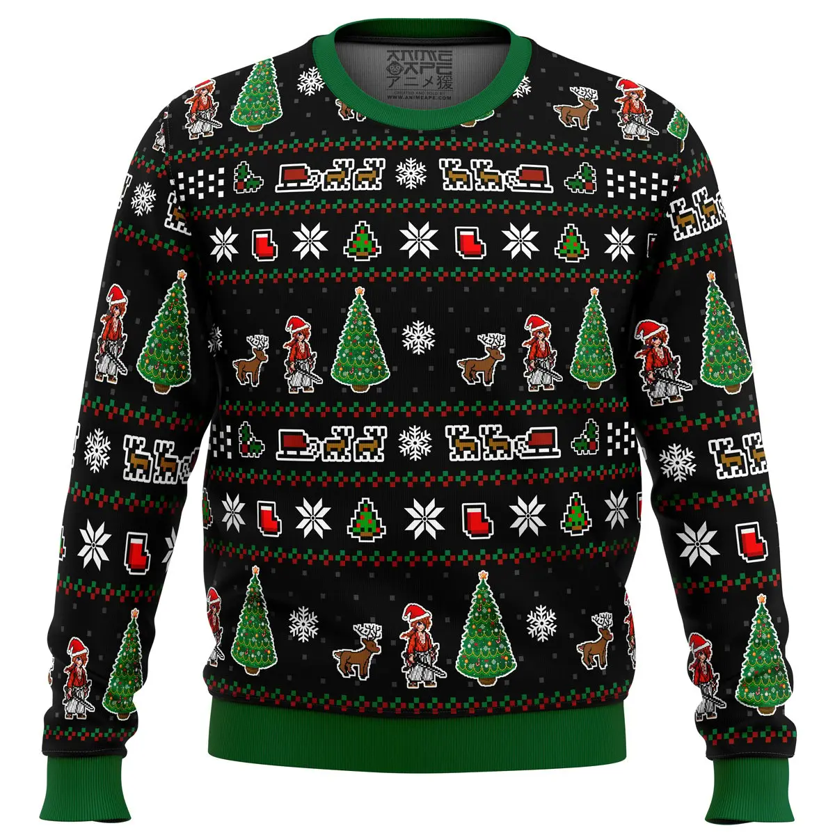Samurai X Christmas Tree Ugly Christmas Sweater Perfect And Unique Gifts For Adults Kids On Christmas
