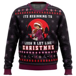 Samurai X Its Beginning To Look a Lot Like Christmas Ugly Christmas Sweater Perfect And Unique Gifts For Adults Kids On Christmas