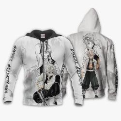 Anime Sanemi Shinazugawa Hoodie Kimetsu Custom Anime Perfect And Unique Gifts For Otaku Anime Fans On Christmas