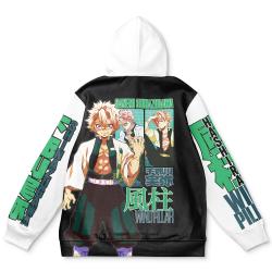 Anime Sanemi Shinazugawa V2 Demon Slayer Streetwear Hoodie Perfect And Unique Gifts For Otaku Anime Fans On Christmas