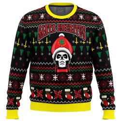 Santa Emeritus Papa Emeritus Ugly Christmas Sweater Perfect And Unique Gifts For Adults Kids On Christmas