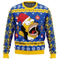 Santa Homer The Simpsons Ugly Christmas Sweater Perfect And Unique Gifts For Adults Kids On Christmas