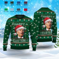 Santa Joe Biden Merry 4th Of Easter Ugly Sweater Perfect And Unique Gifts For Adults Kids On Christmas