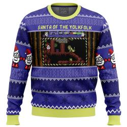 Santa of the Yolkfolk A Dizzy Prince of the Yolkfolk Ugly Christmas Sweater Perfect And Unique Gifts For Adults Kids On Christmas