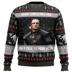 Santa Witcher The Witcher Ugly Christmas Sweater Perfect And Unique Gifts For Adults Kids On Christmas
