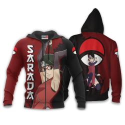 Anime Sarada Uchiha Shirts Merch Custom BRT Anime Perfect And Unique Gifts For Otaku Anime Fans On Christmas