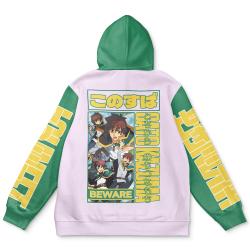 Anime Sato Kazuma Konosuba Streetwear Hoodie Perfect And Unique Gifts For Otaku Anime Fans On Christmas