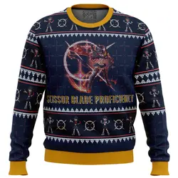 Scissor Blade Proficiency Matoi Ryuuko Kill la Kill Ugly Christmas Sweater Perfect And Unique Gifts For Adults Kids On Christmas
