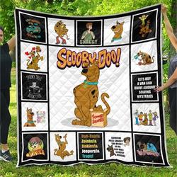 Movie Scooby Doo What Happens In The Van Stays Movie Fan Fleece Sherpa Blanket Perfect Gifts For Family On Christmas