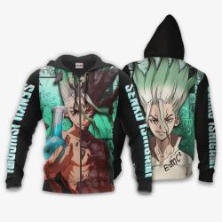 Anime Senku Ishigami Hoodie Shirts Dr Stone Anime Jacket Perfect And Unique Gifts For Otaku Anime Fans On Christmas