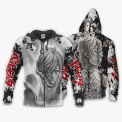 Anime Serpico Hoodie Berserk Custom Anime Perfect And Unique Gifts For Otaku Anime Fans On Christmas