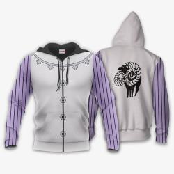 Anime Seven Deadly Sins Gowther Uniform Costume Hoodie Costume Anime Zip Jacket Perfect And Unique Gifts For Otaku On Christmas