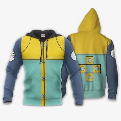 Anime Seven Deadly Sins King Uniform Costume Hoodie Costume Anime Zip Jacket Perfect And Unique Gifts For Otaku On Christmas