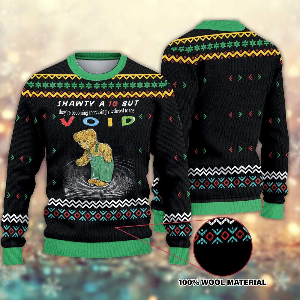 Shawty Void Champion Ugly Sweater Perfect And Unique Gifts For Adults Kids On Christmas Holiday