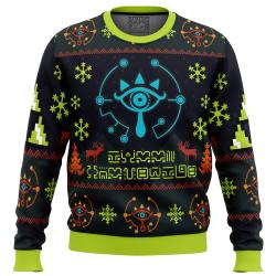 Sheikah Legend of Zelda Ugly Christmas Sweater Perfect And Unique Gifts For Adults Kids On Christmas