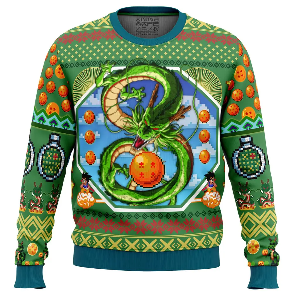 Shenron Dragon Ball Ugly Christmas Sweater Perfect And Unique Gifts For Adults Kids On Christmas
