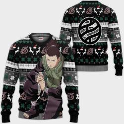 Shikamaru Nara Ugly Christmas Sweater Custom Anime Perfect And Unique Gifts For Adults Kids On Christmas