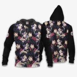 Anime Shinobu and Giyuu Hoodie Custom Anime Valentine's gifts Perfect And Unique Gifts For Otaku Anime Fans On Christmas