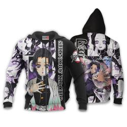 Anime Shinobu Kocho Hoodie Custom Anime Manga Style Perfect And Unique Gifts For Otaku Anime Fans On Christmas