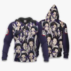 Anime Shinobu Kocho Hoodie Custom Anime Perfect And Unique Gifts For Otaku Anime Fans On Christmas