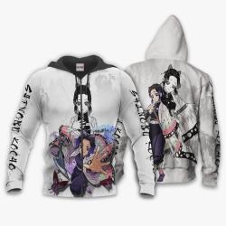 Anime Shinobu Kocho Hoodie Kimetsu Custom Anime Perfect And Unique Gifts For Otaku Anime Fans On Christmas