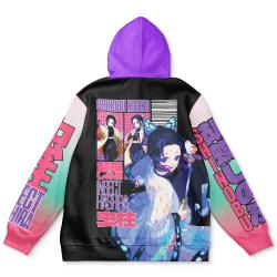 Anime Shinobu Kocho V3 Demon Slayer Streetwear Hoodie Perfect And Unique Gifts For Otaku Anime Fans On Christmas