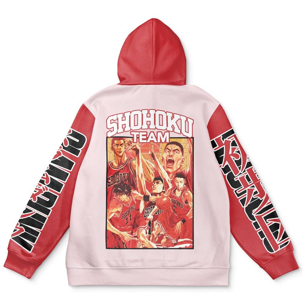 Anime Shohoku Team Slam Dunk Streetwear Hoodie Perfect And Unique Gifts For Otaku Anime Fans On Christmas