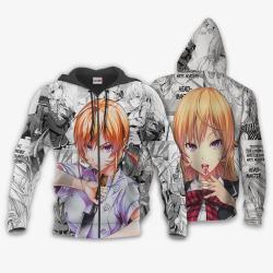Anime Shokugeki no Soma Hoodie Nakiri Erina Food Wars Anime Shirt Perfect And Unique Gifts For Otaku On Christmas