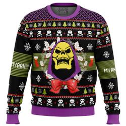 Skeletor Ugly Christmas Sweater Perfect And Unique Gifts For Adults Kids On Christmas