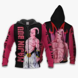 Anime Skinny Majin Buu Hoodie Anime Jacket Perfect And Unique Gifts For Otaku Anime Fans On Christmas