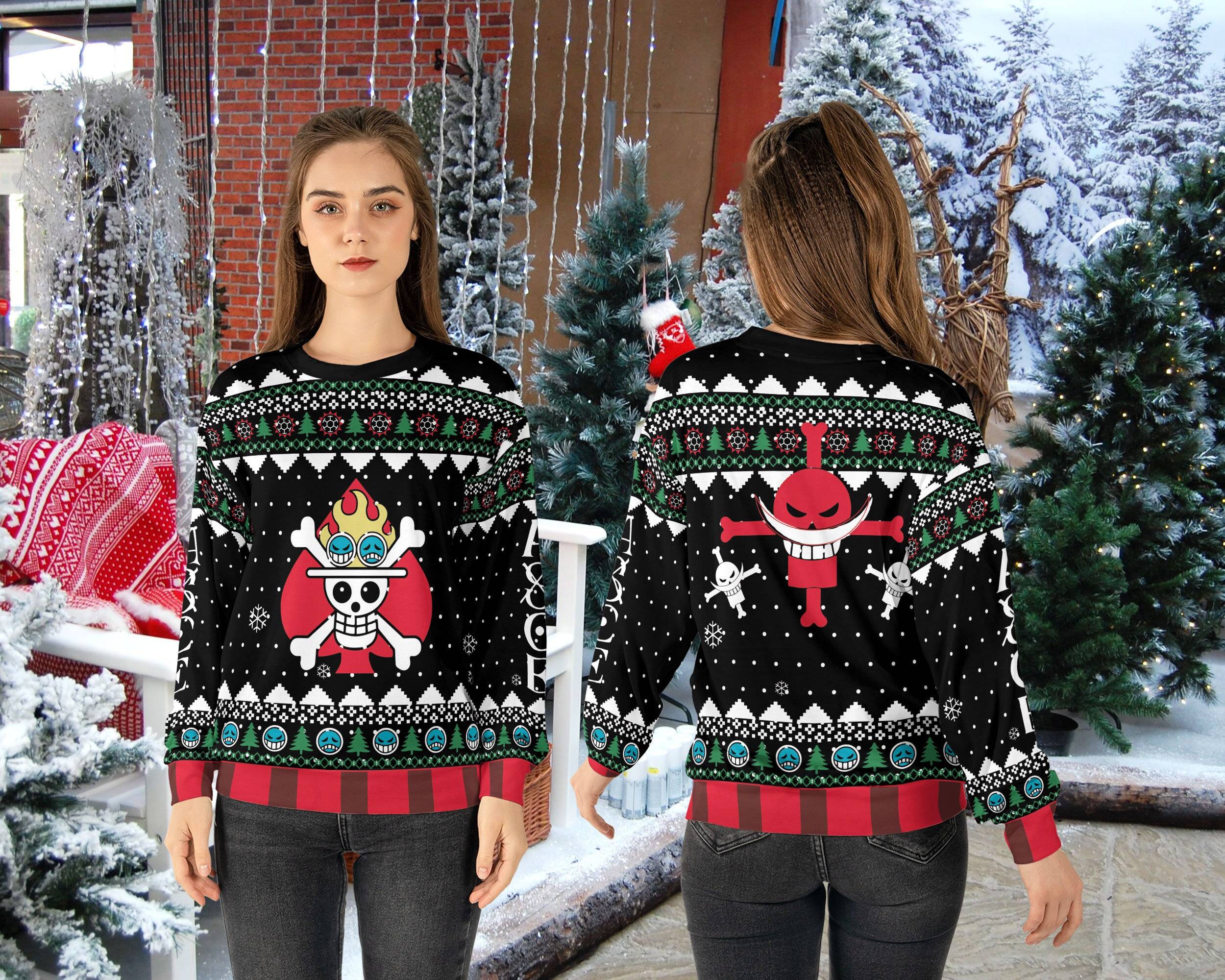 Skull Pirate Ugly Christmas Sweater Perfect And Unique Gifts For Adults Kids On Christmas Holiday
